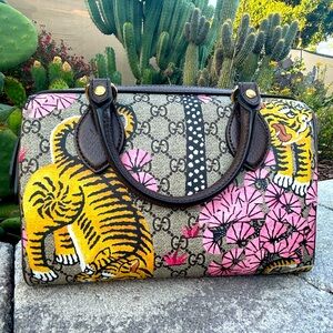 Gucci Tiger Boston Bag